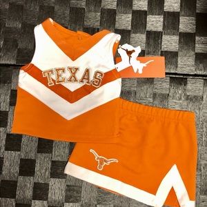 12 months Texas Longhorn cheerleader outfit